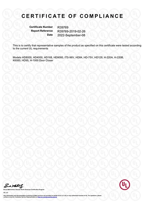 Latest UL certification with fire protection-2 Latest UL certification with fire protection-2